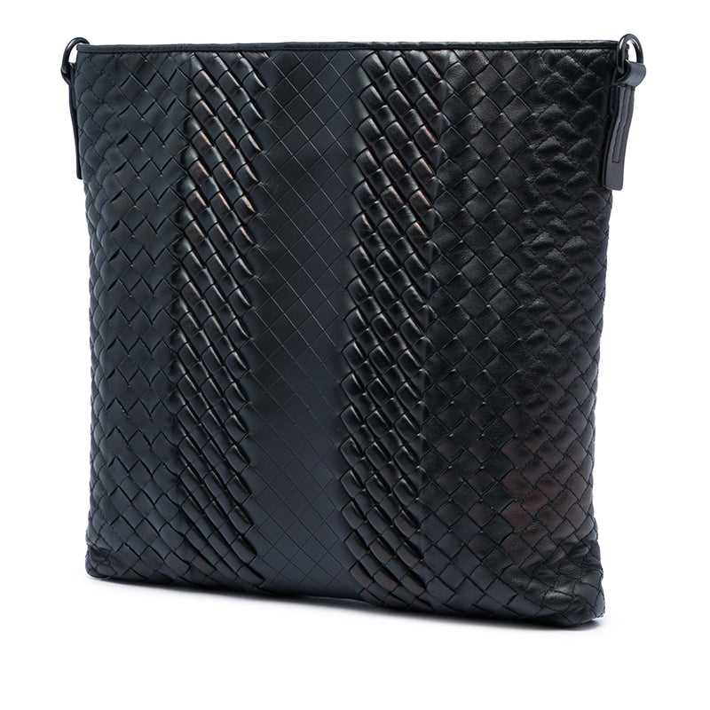 Leather Intreccio Imperatore Crossbody - Image 2