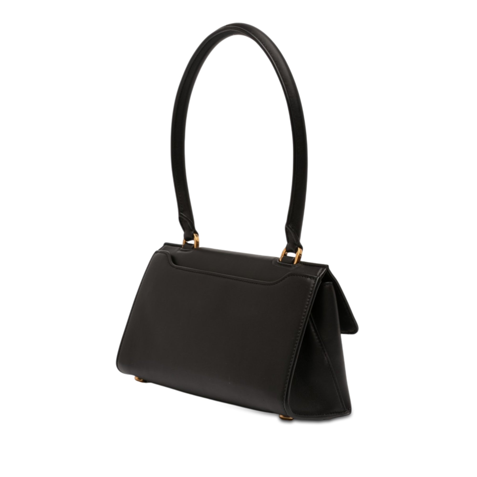 Leather Gancini Trifolio Swing Top Handle Bag - Image 2