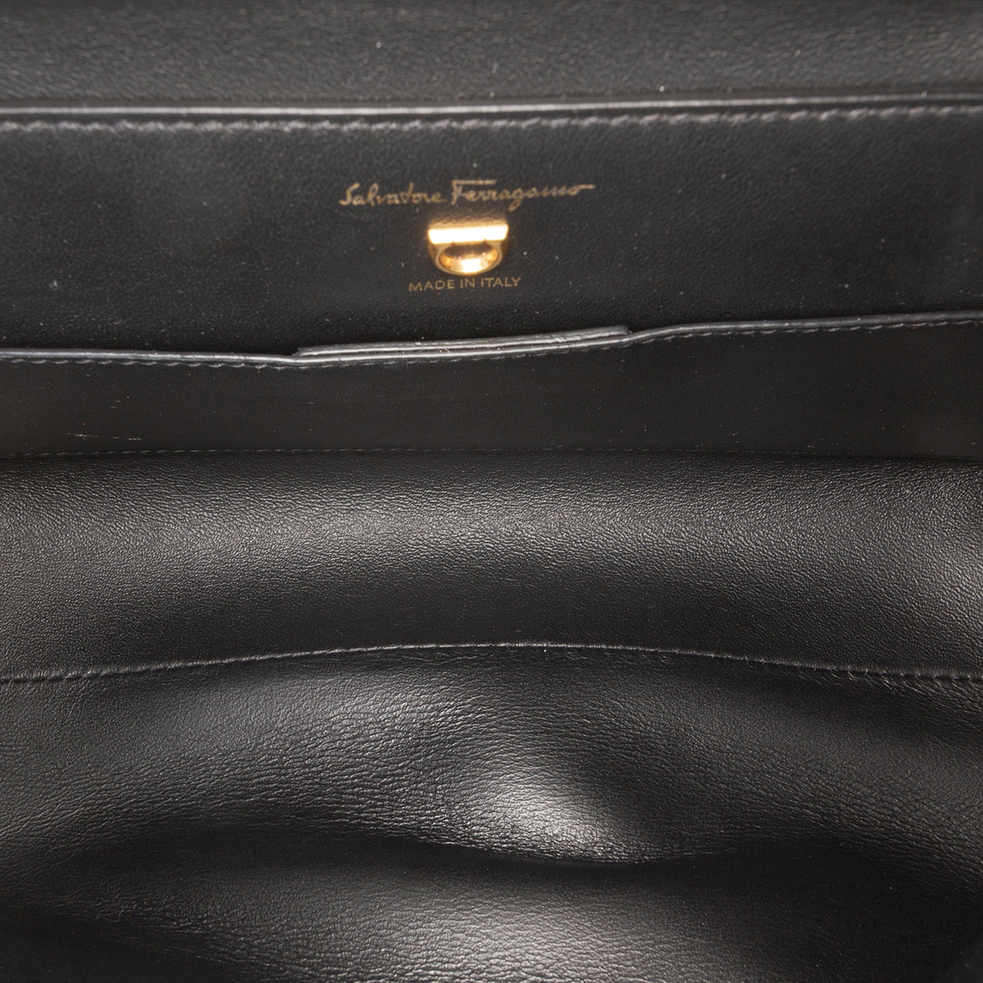 Leather Gancini Trifolio Swing Top Handle Bag - Image 4