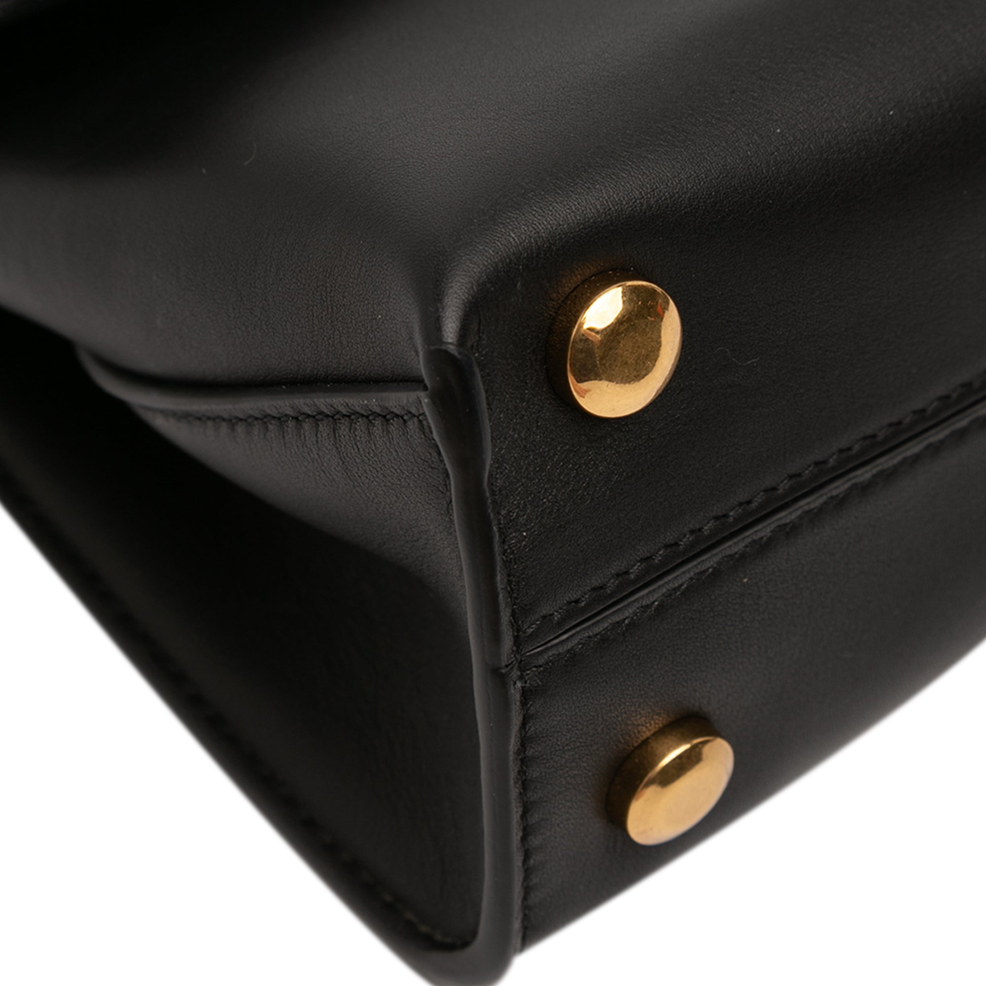 Leather Gancini Trifolio Swing Top Handle Bag - Image 7