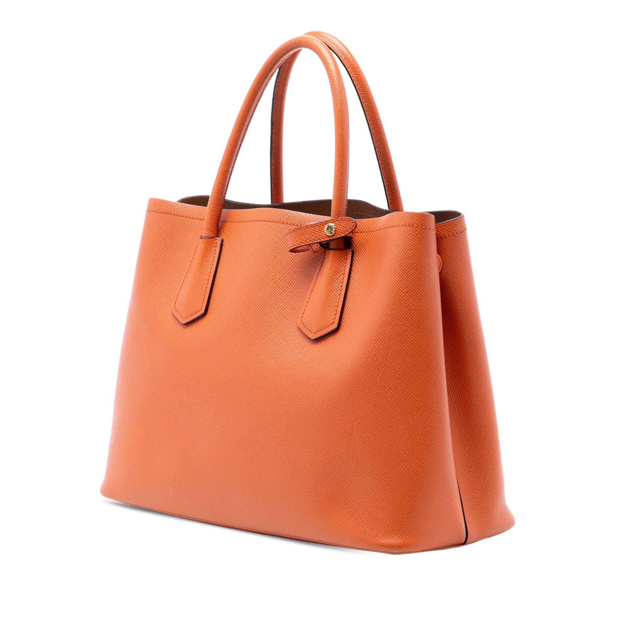 Medium Saffiano Cuir Double Handle Satchel - Image 2