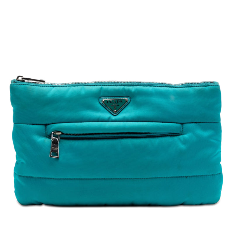 Tessuto Bomber Clutch