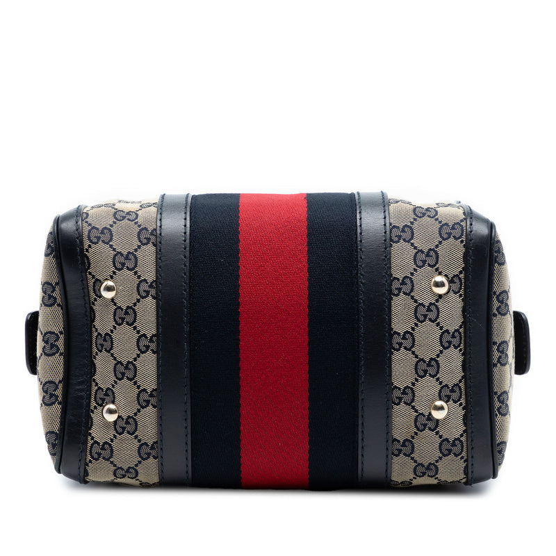 Small GG Canvas Web Joy Boston Bag - Image 3