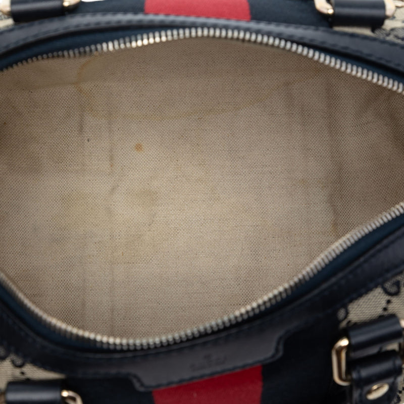 Small GG Canvas Web Joy Boston Bag - Image 4