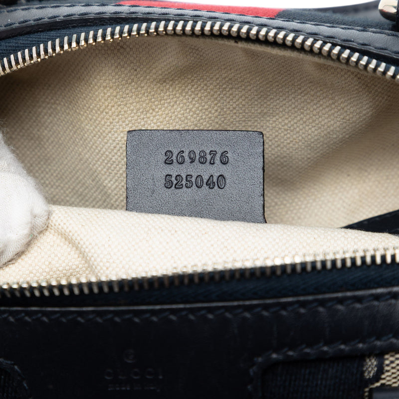 Small GG Canvas Web Joy Boston Bag - Image 6