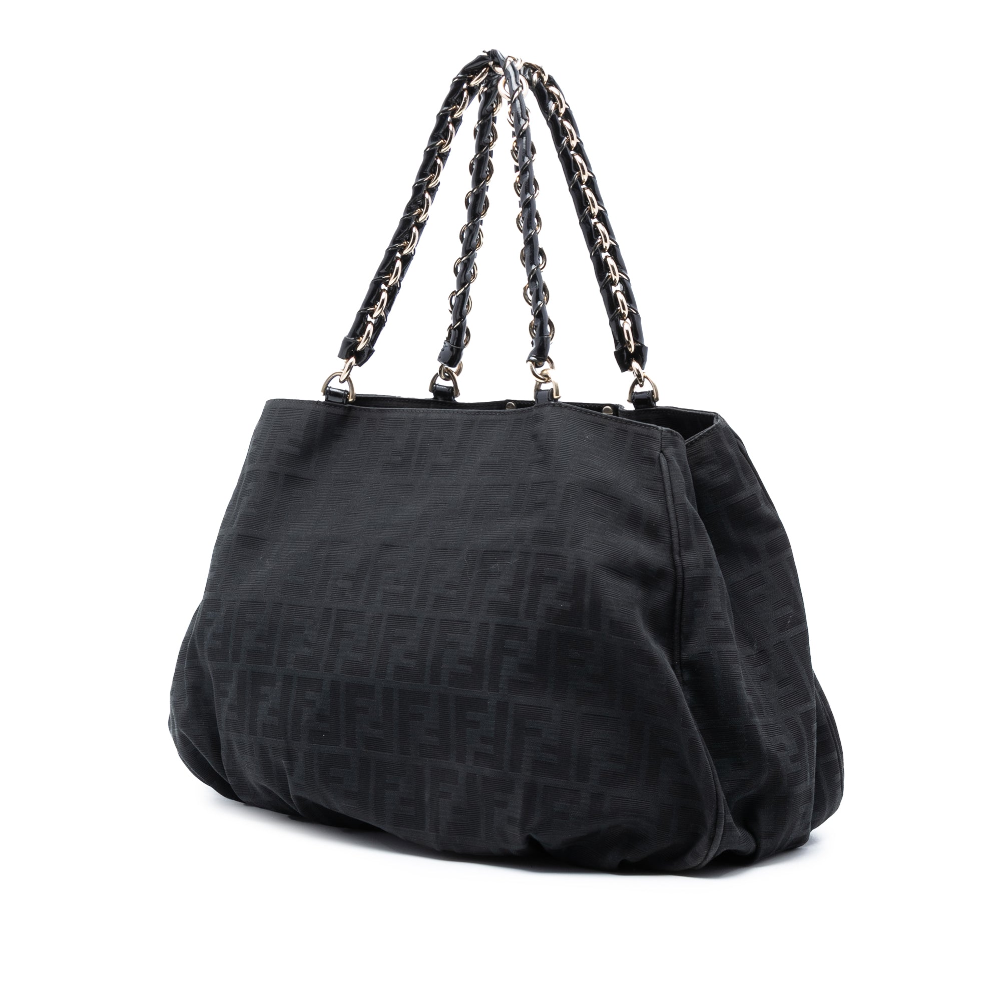 Zucca Canvas Mia Chain Tote - Image 2