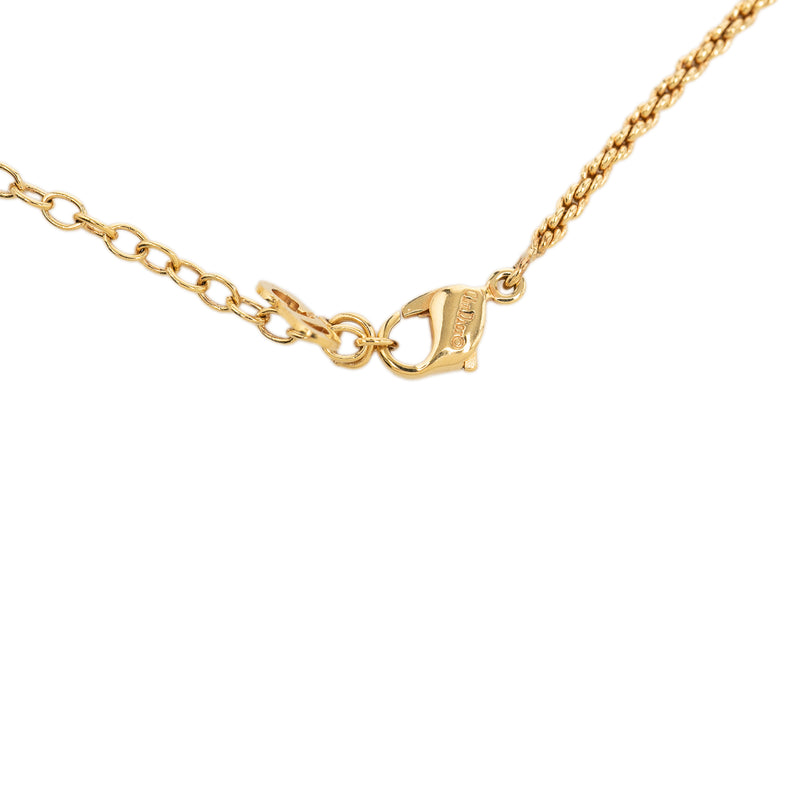 Gold Plated Perfume Bottle Pendant Necklace - Image 4