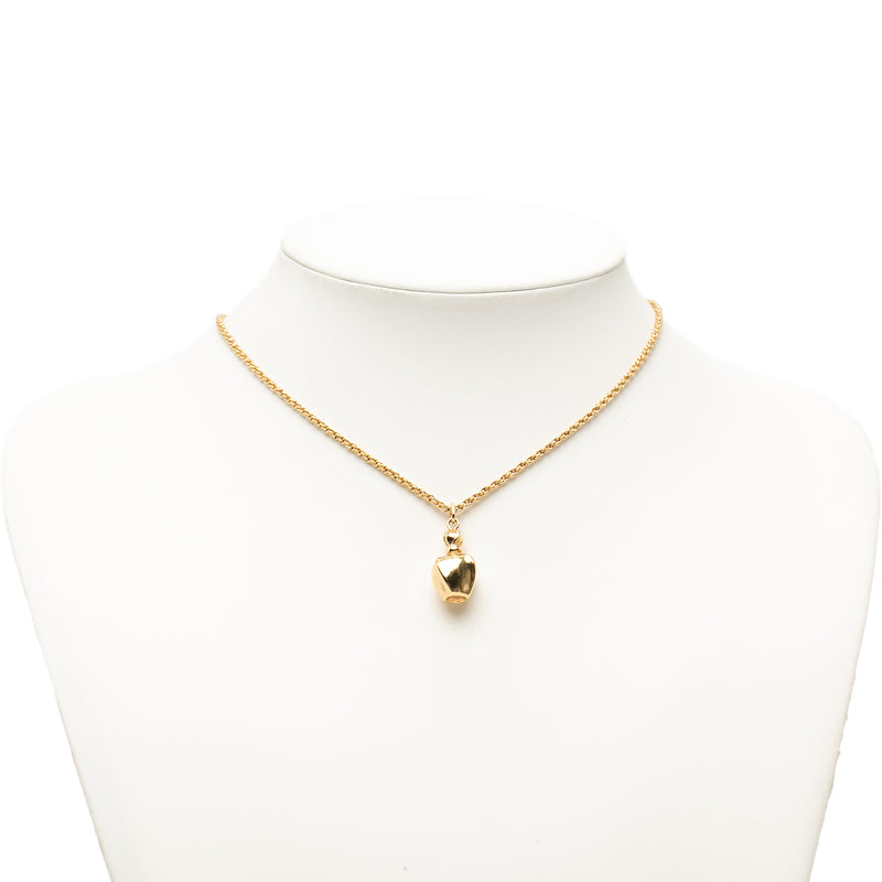 Gold Plated Perfume Bottle Pendant Necklace - Image 6