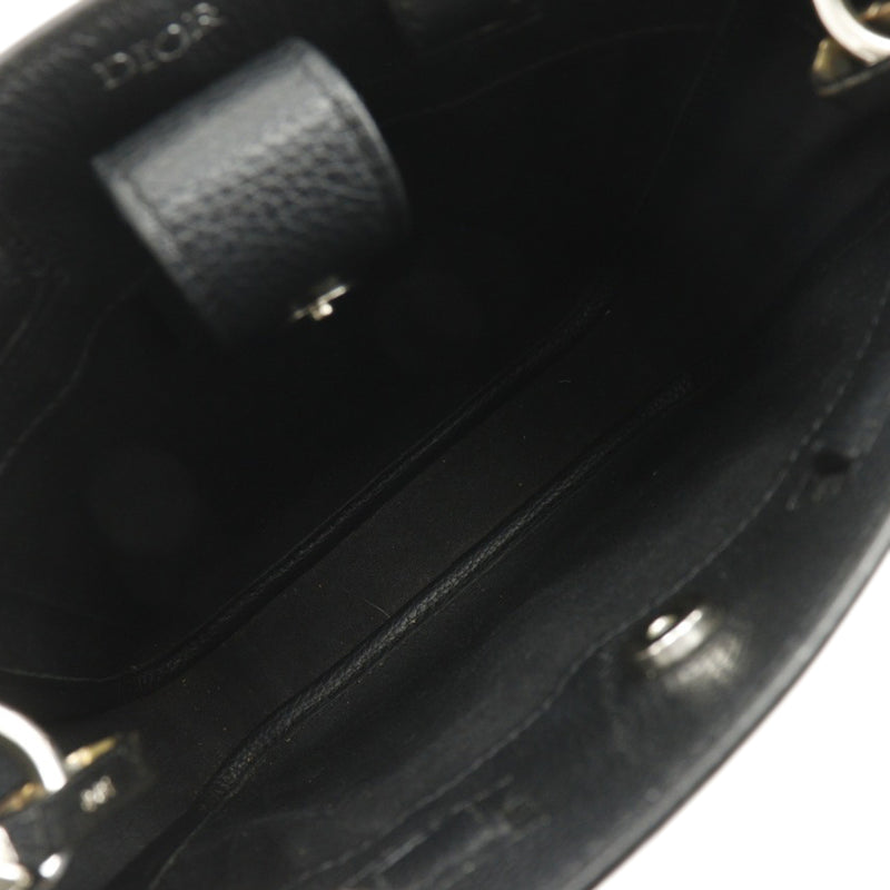 Mini Grained Calfskin Saddle Tote - Image 3