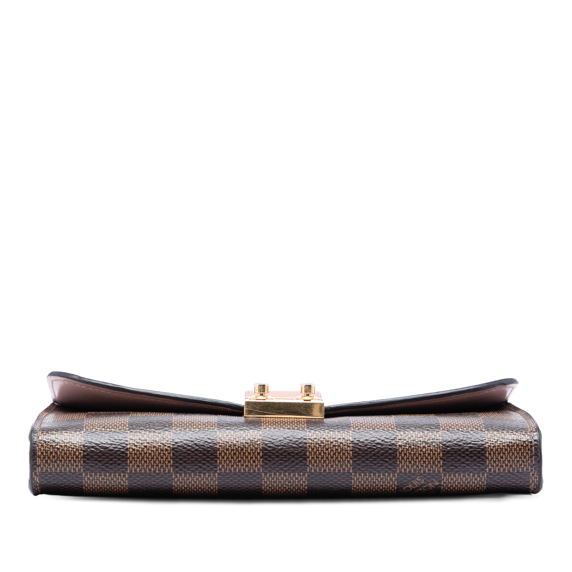 Damier Ebene Croisette Chain Wallet - Image 3