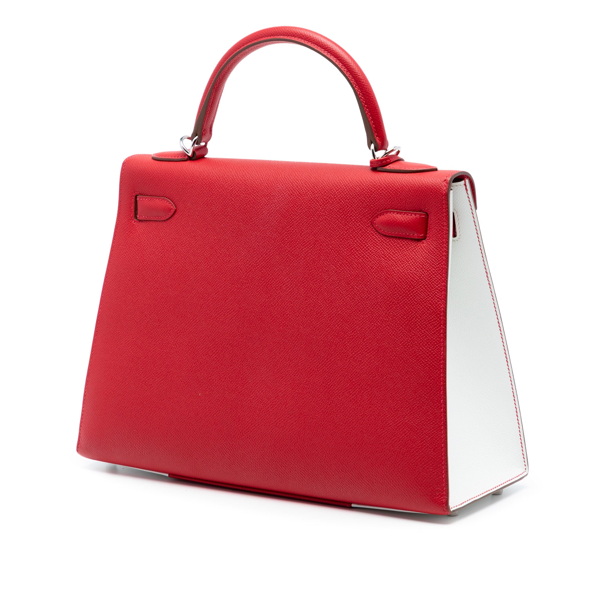 Bicolor Epsom Kelly Flag Sellier 32 - Image 2