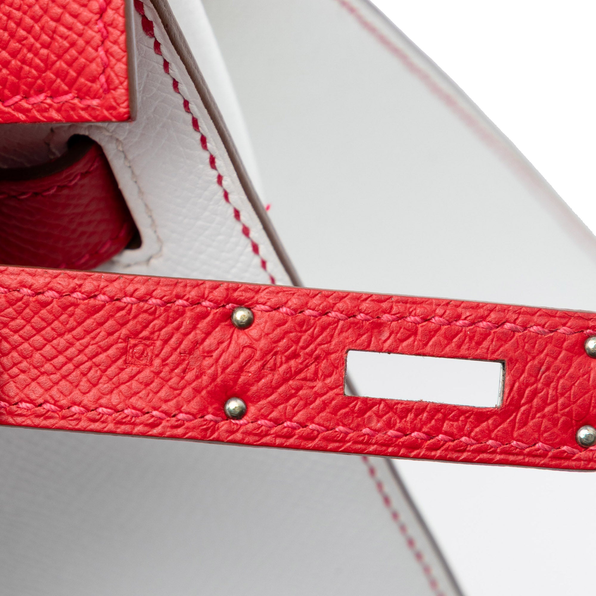 Bicolor Epsom Kelly Flag Sellier 32 - Image 6