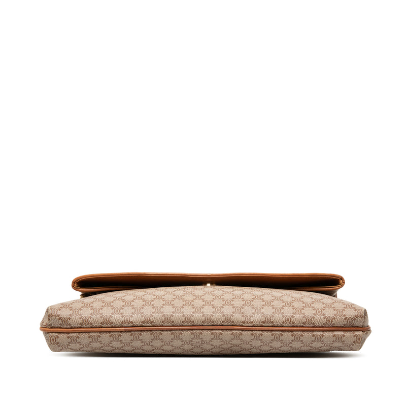 Macadam Coated Canvas Clutch - Image 3