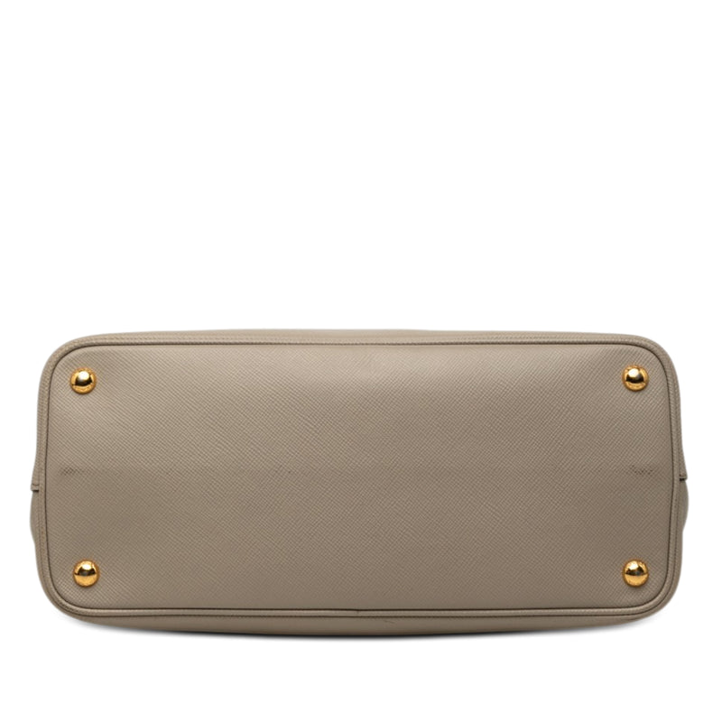 Medium Saffiano Cuir Double Satchel - Image 3