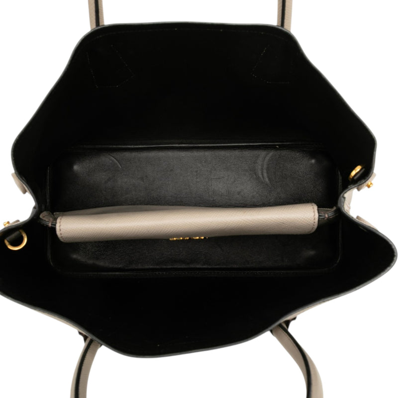 Medium Saffiano Cuir Double Satchel - Image 4