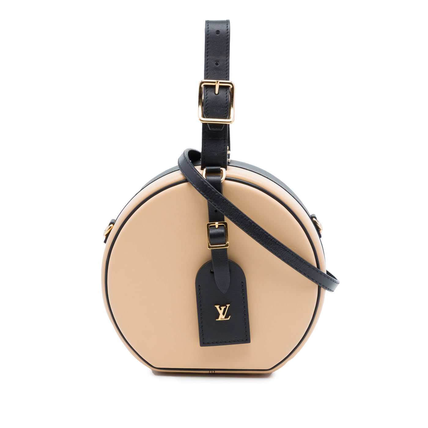 Bicolor Calfskin Petite Boite Chapeau - Image 1
