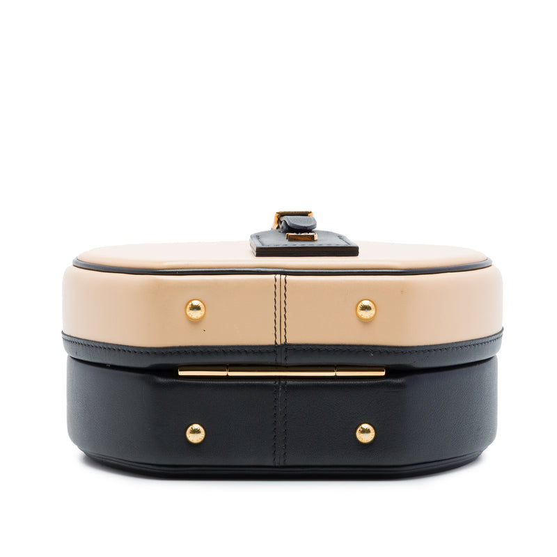 Bicolor Calfskin Petite Boite Chapeau - Image 3