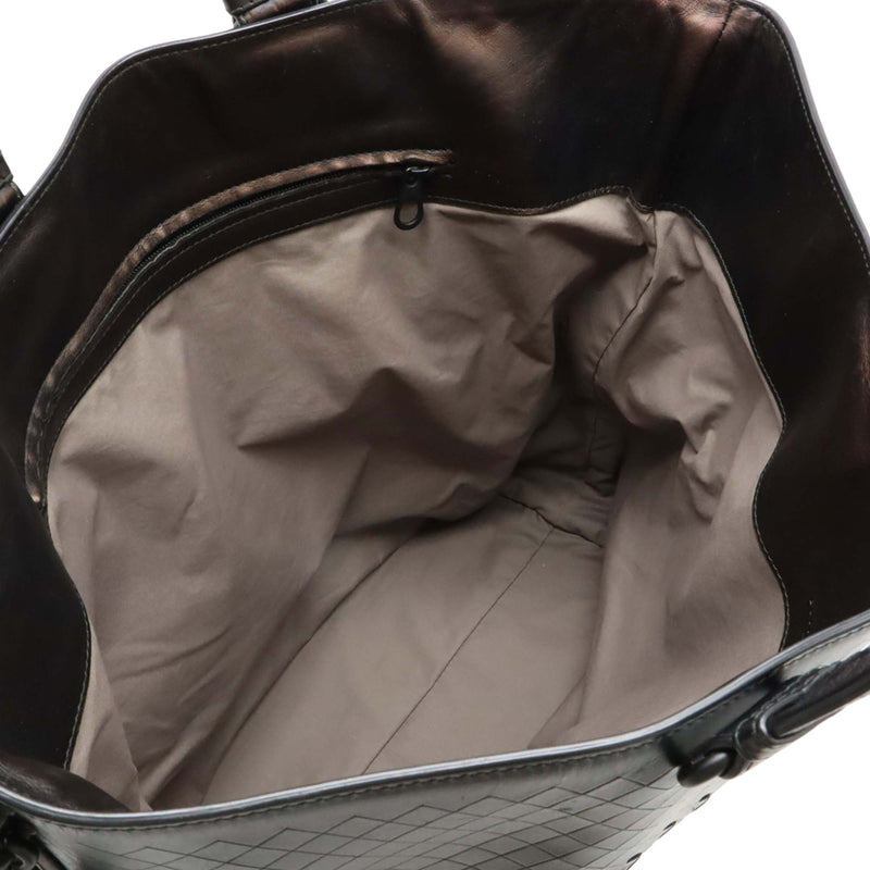 Bicolor Nappa Intrecciato Imperatore Convertible Tote - Image 3