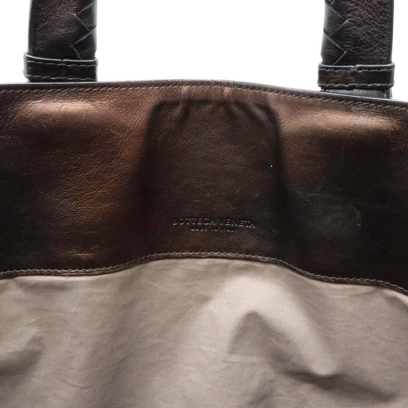 Bicolor Nappa Intrecciato Imperatore Convertible Tote - Image 4