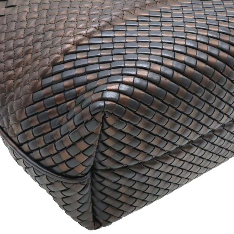 Bicolor Nappa Intrecciato Imperatore Convertible Tote - Image 6