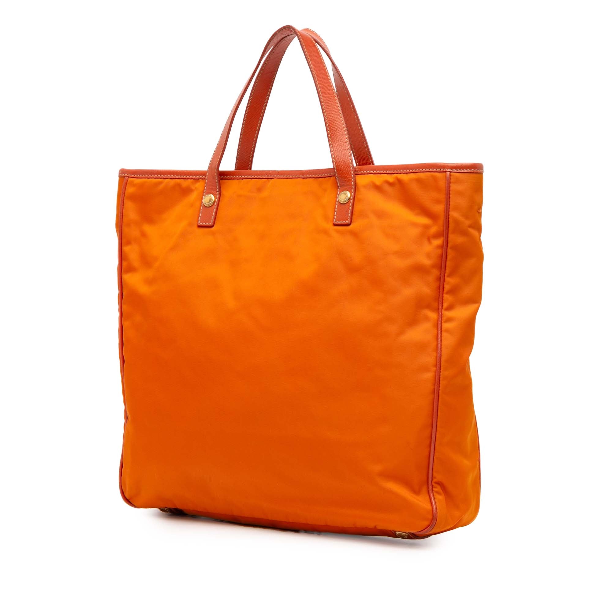 Saffiano Trimmed Tessuto Logo Oro Satchel - Image 2
