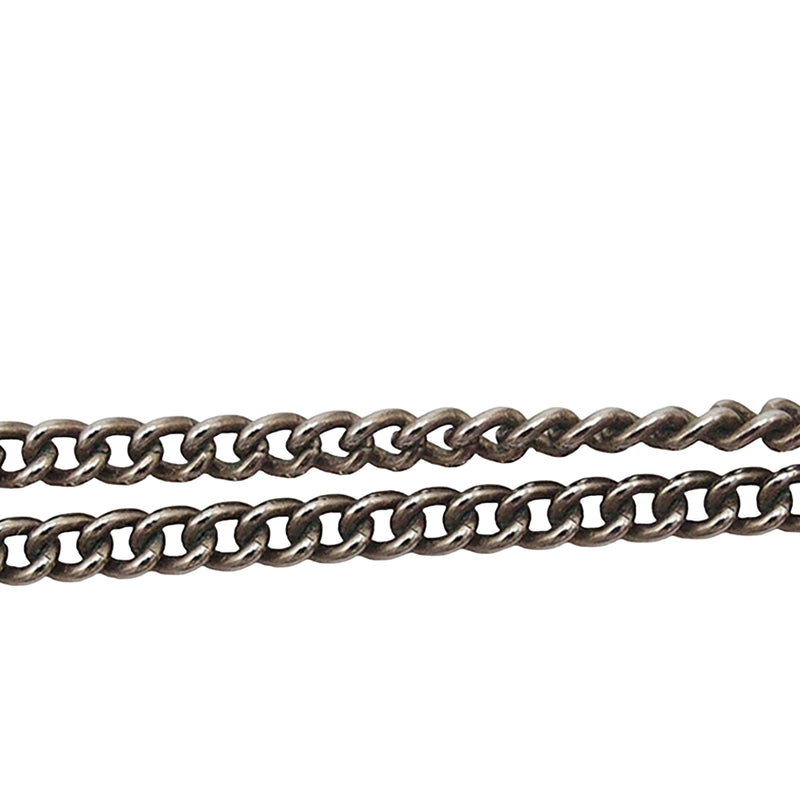 CC Silver Plated Rhinestone Pendant Necklace - Image 8