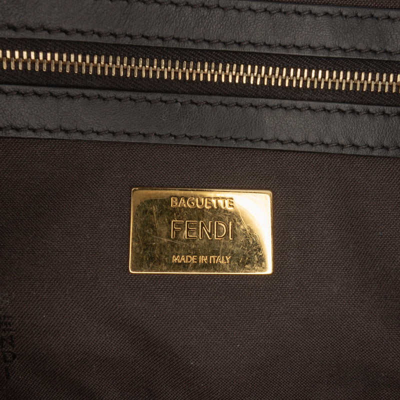 Zucca Glazed Fabric Cage Baguette - Image 5