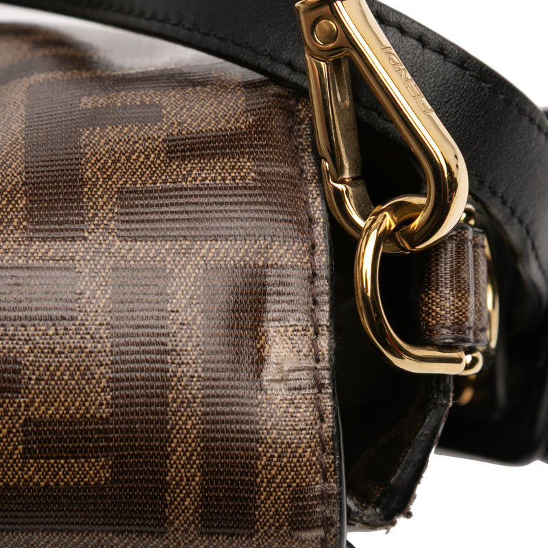 Zucca Glazed Fabric Cage Baguette - Image 8