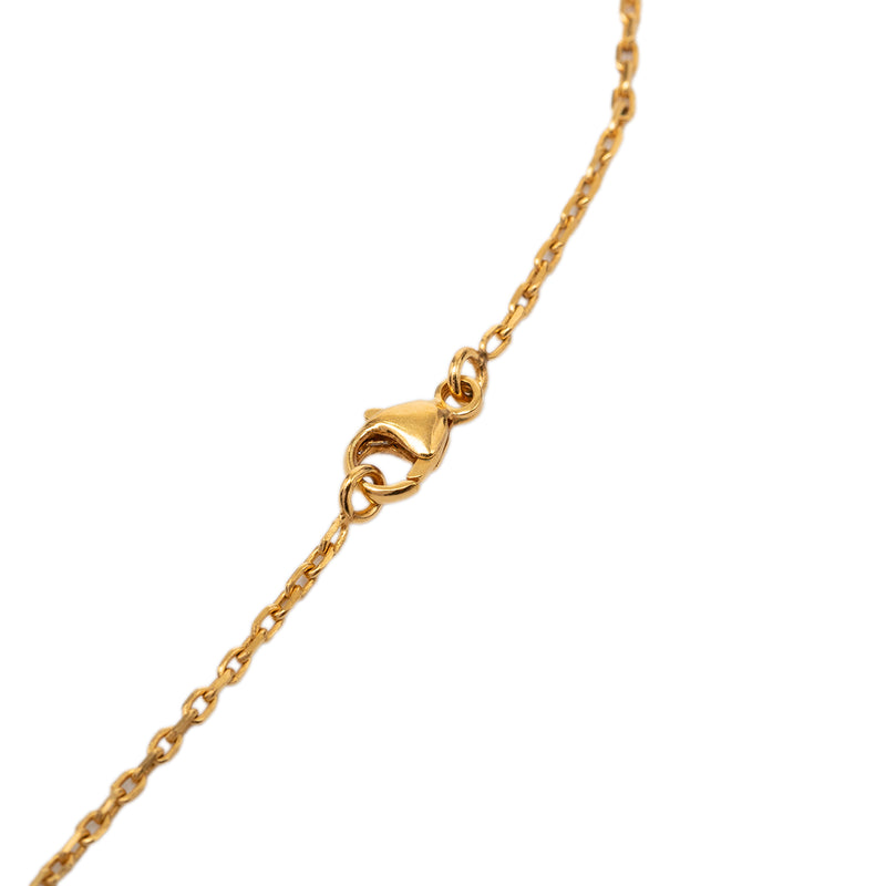 Gold Plated and Swift O Kelly Pendant Necklace - Image 4