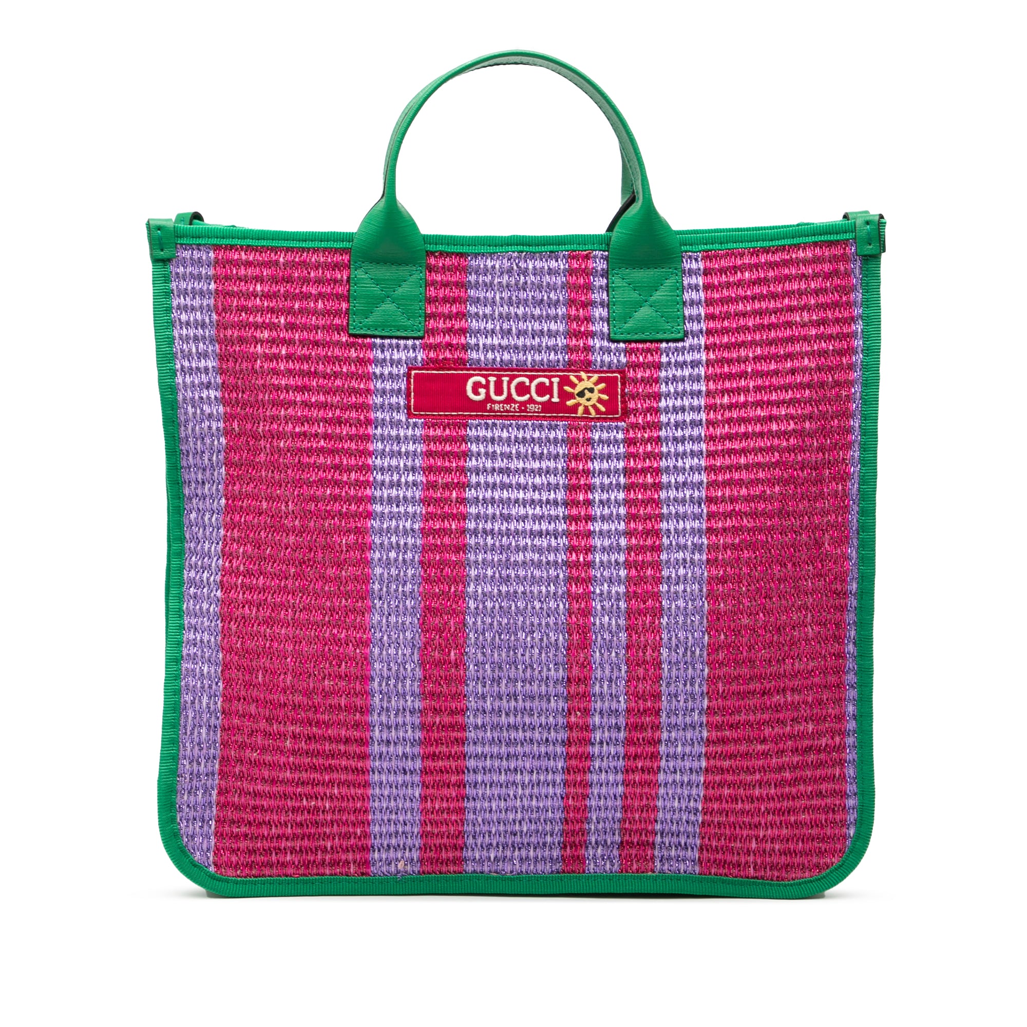 Children Woven Canvas Logo Firenze 1921 Tote - Image 1