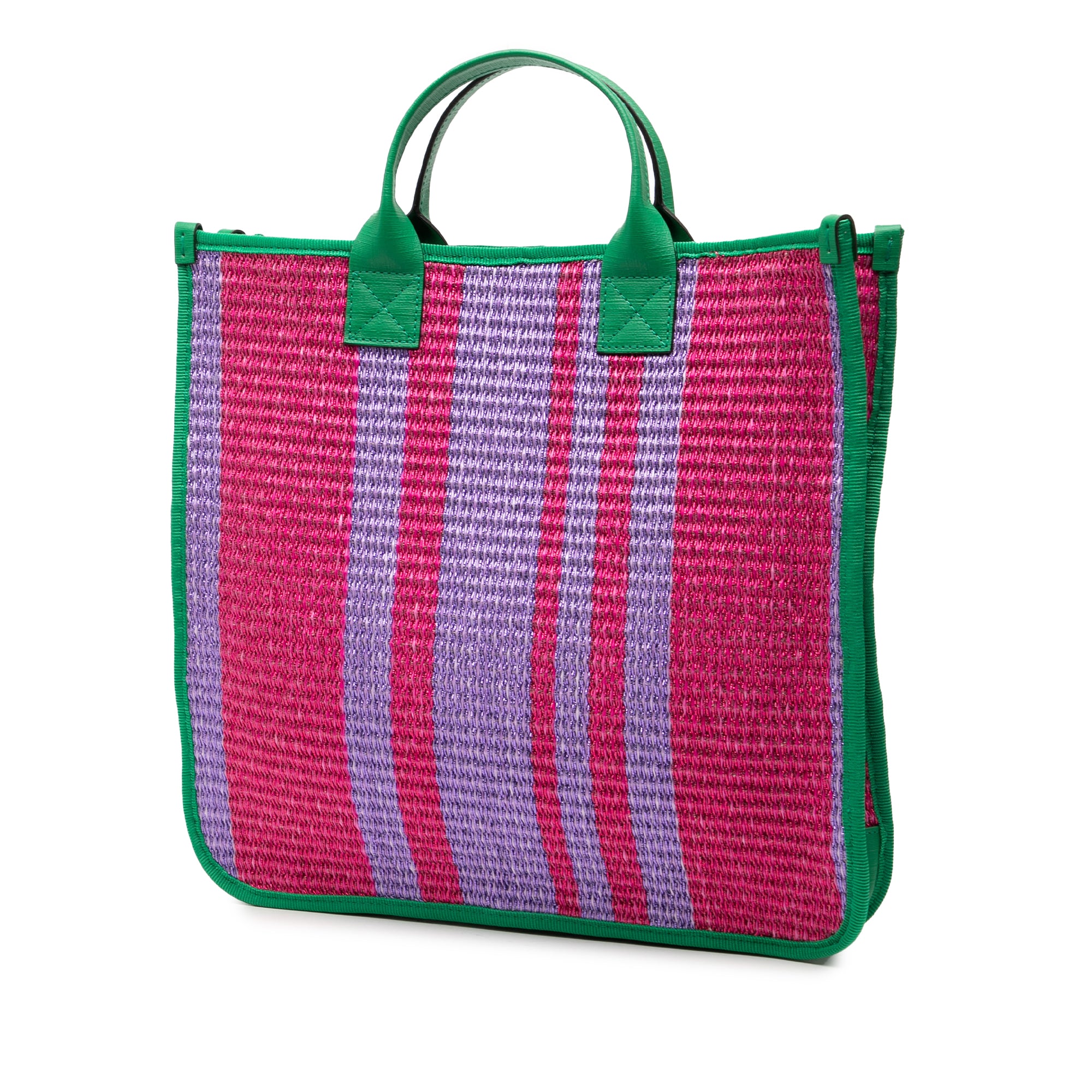 Children Woven Canvas Logo Firenze 1921 Tote - Image 2