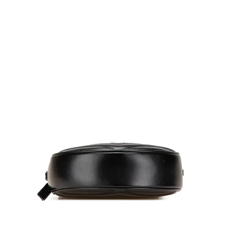 Chevron Calfskin Round Vinyle Camera Bag - Image 3