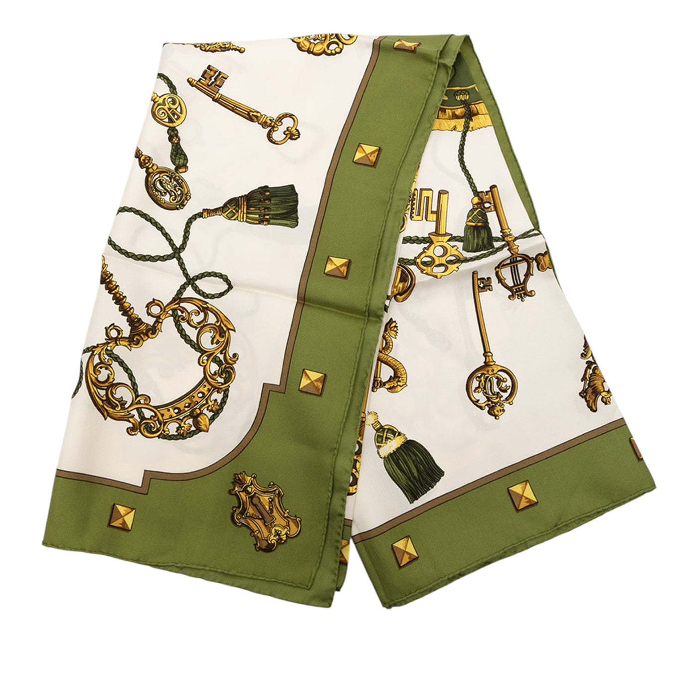 Les Cles Silk Scarf 90 - Image 1