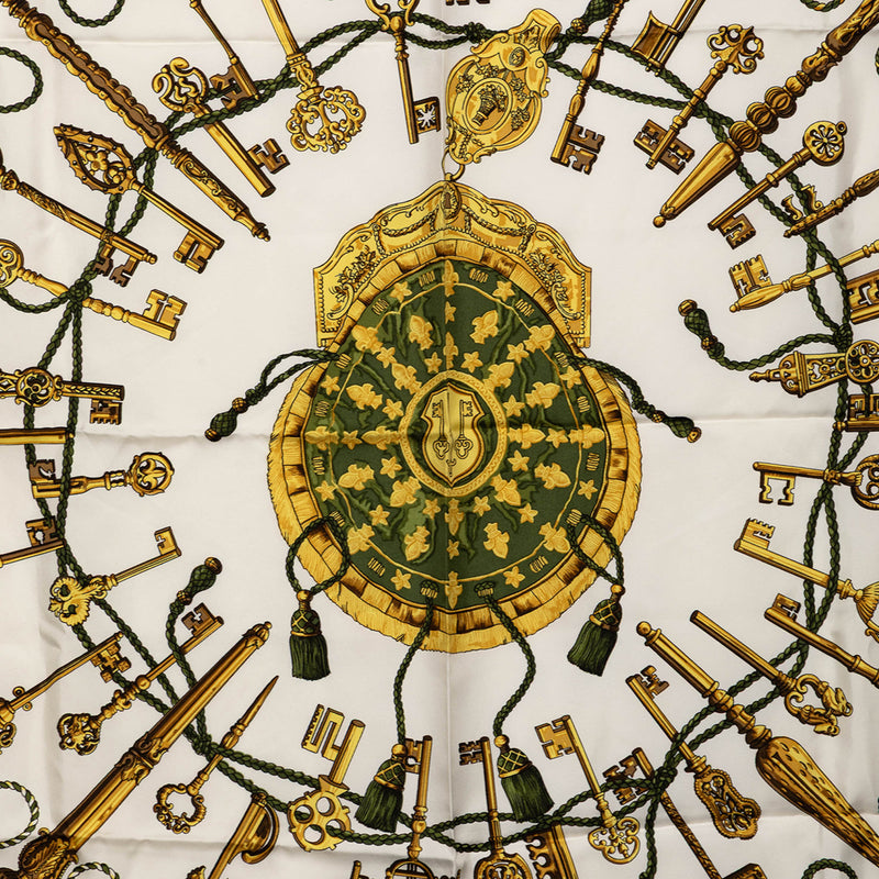 Les Cles Silk Scarf 90 - Image 2