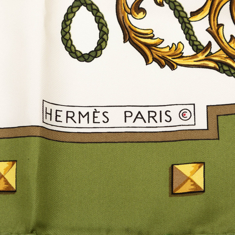 Les Cles Silk Scarf 90 - Image 3