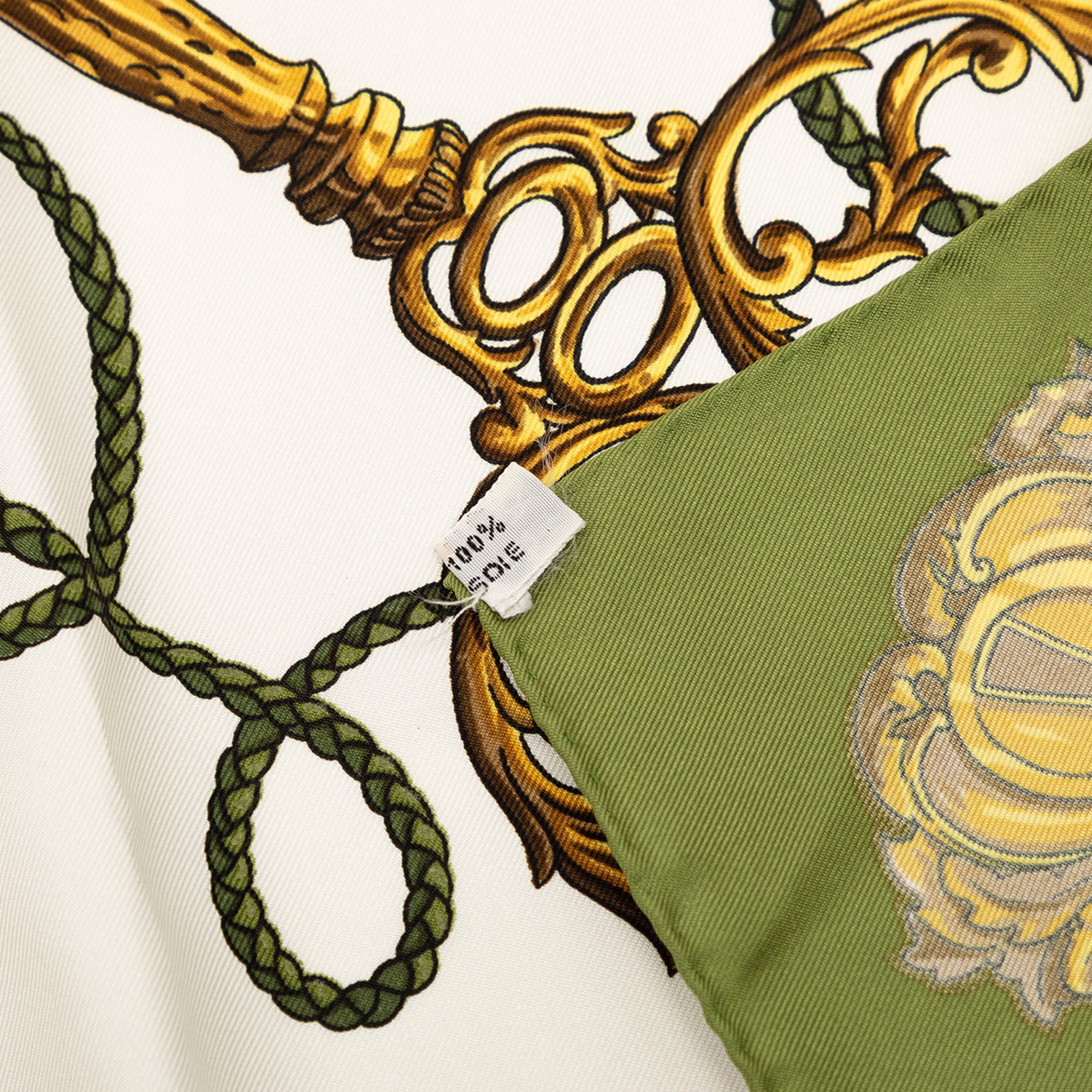 Les Cles Silk Scarf 90 - Image 4