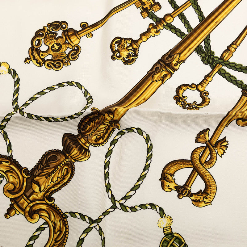 Les Cles Silk Scarf 90 - Image 6