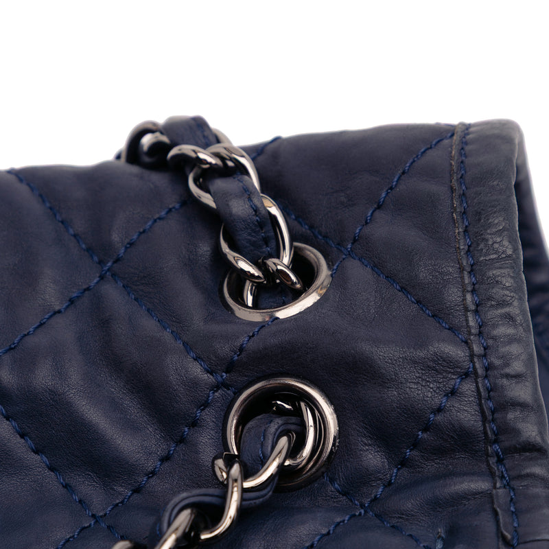 Large Quilted Calfskin Natural Beauty Split Pocket Flap - Image 9