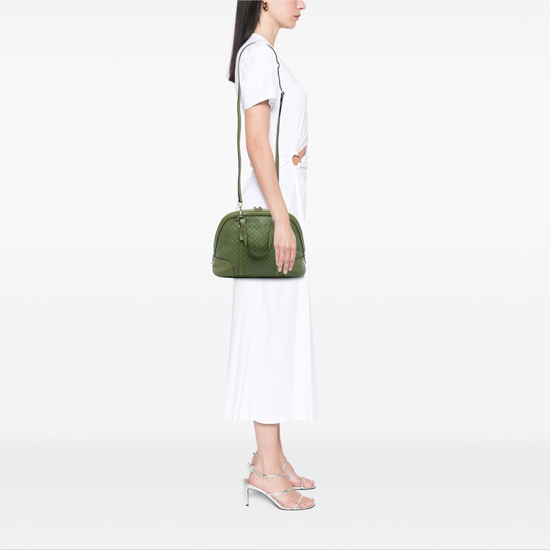 Small Microguccissima Nice Dome Satchel - Image 7