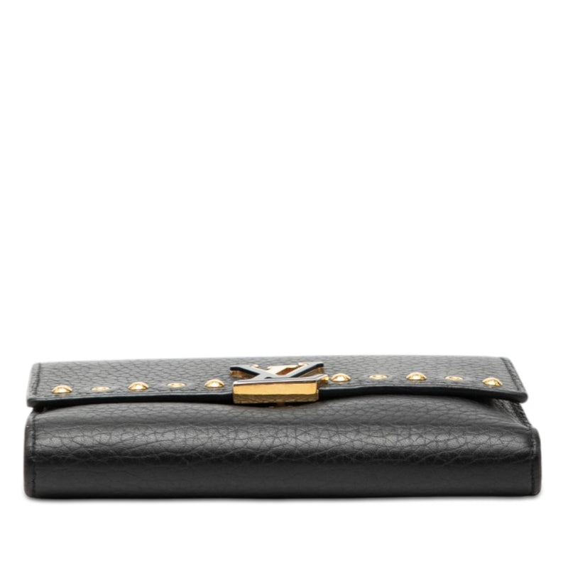 Studded Taurillon Capucines Compact Wallet - Image 3