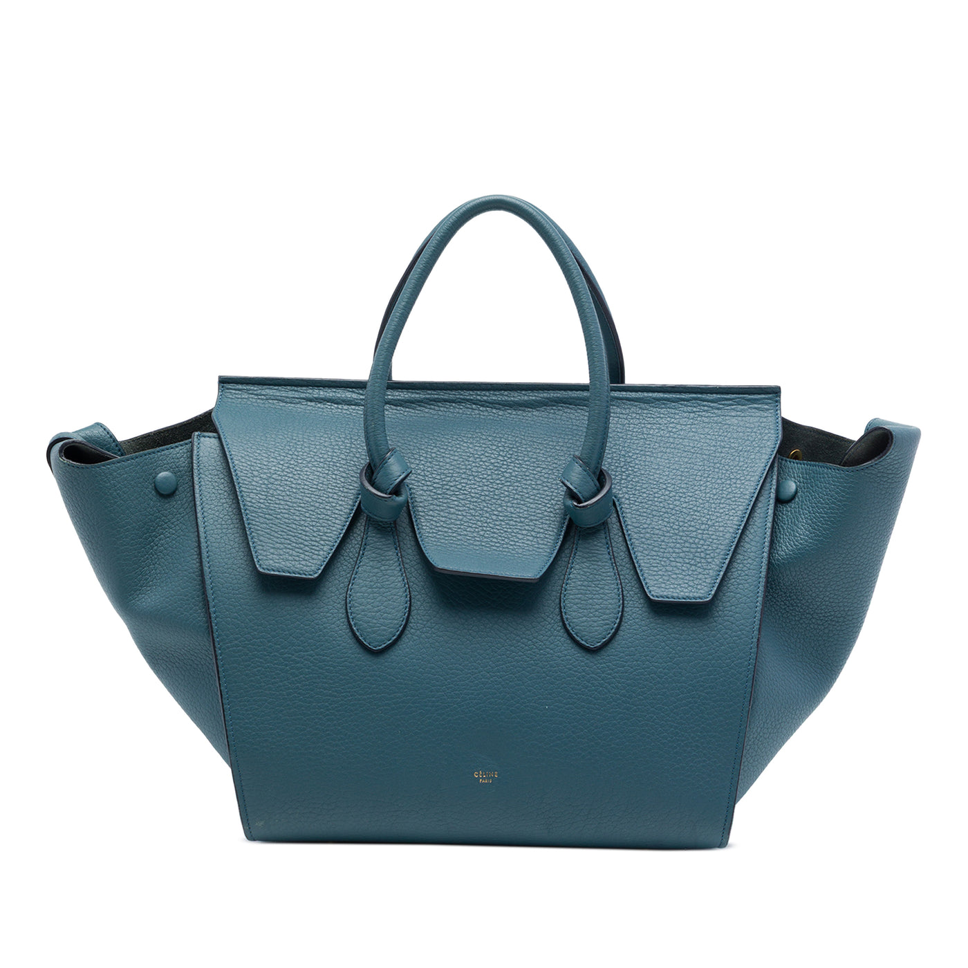 Small Grained Calfskin Tie Knot Tote - Image 1