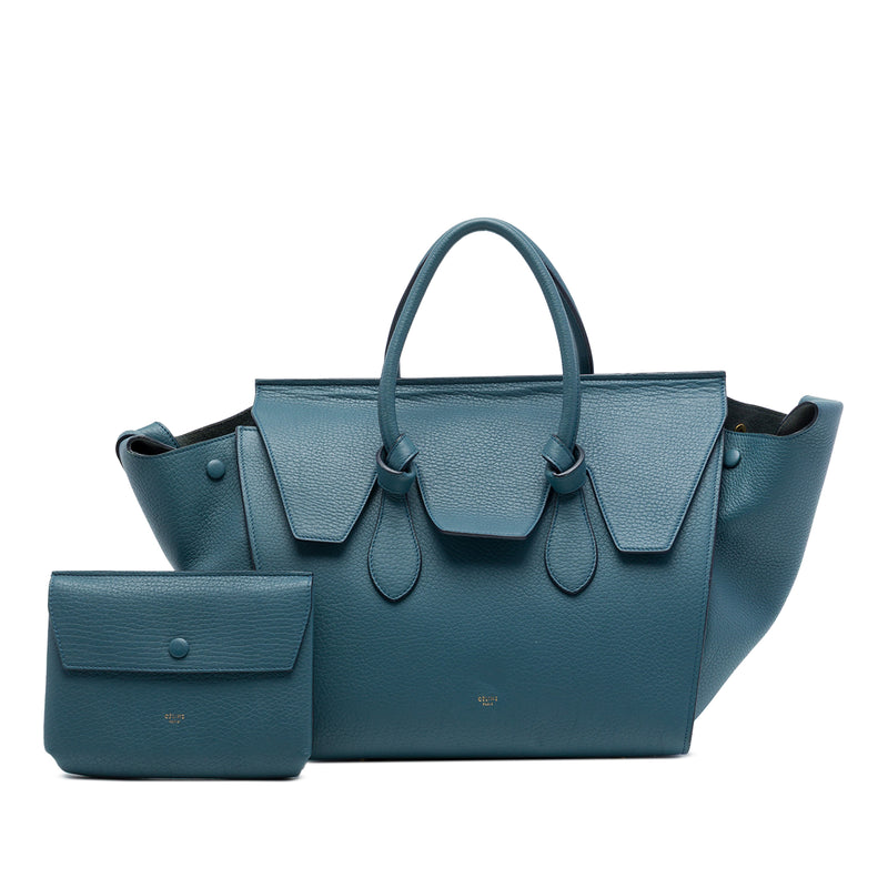 Small Grained Calfskin Tie Knot Tote - Image 7