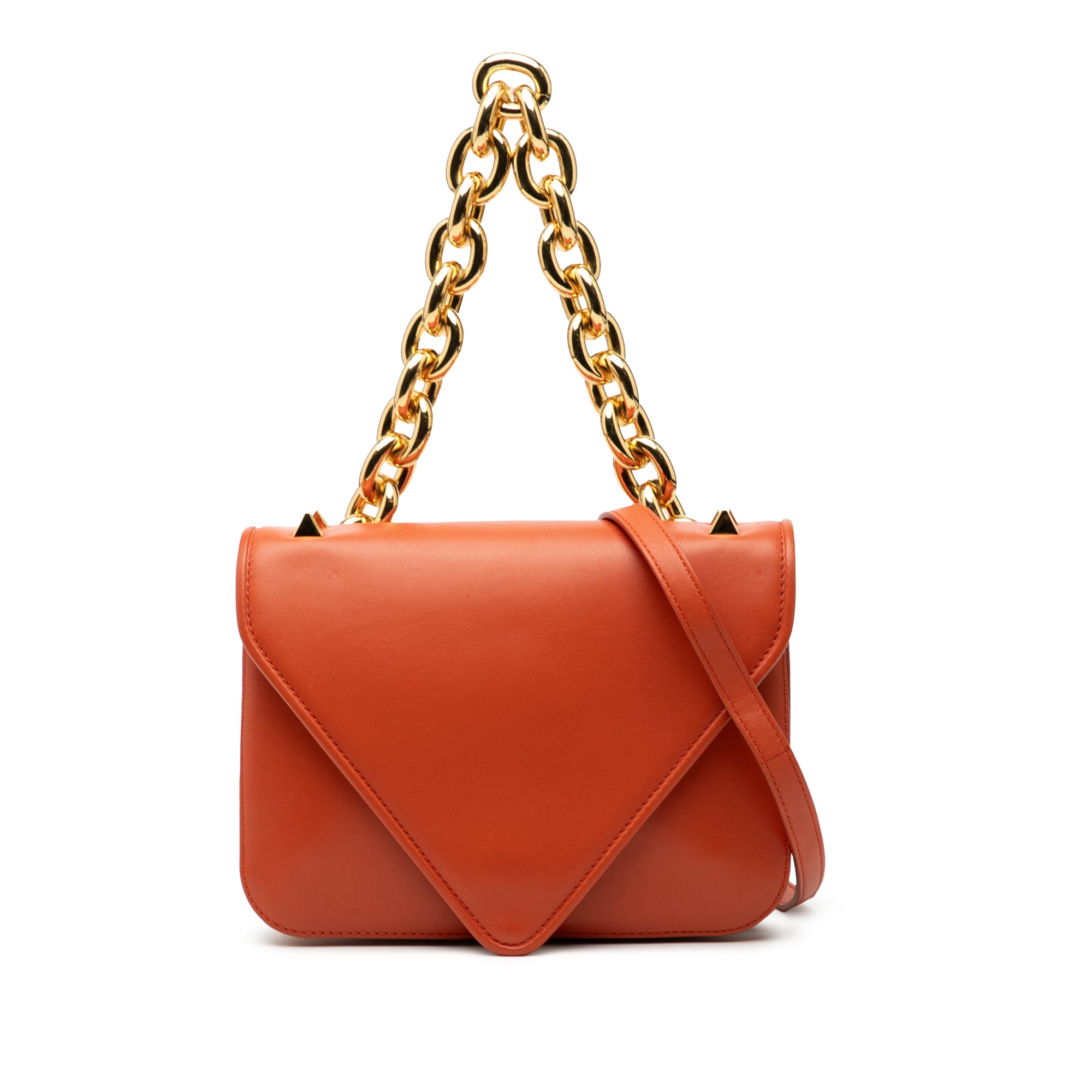 Small Leather Mount Envelope Chain Bag - Image 1