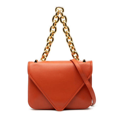 Small Leather Mount Envelope Chain Bag - Image 1
