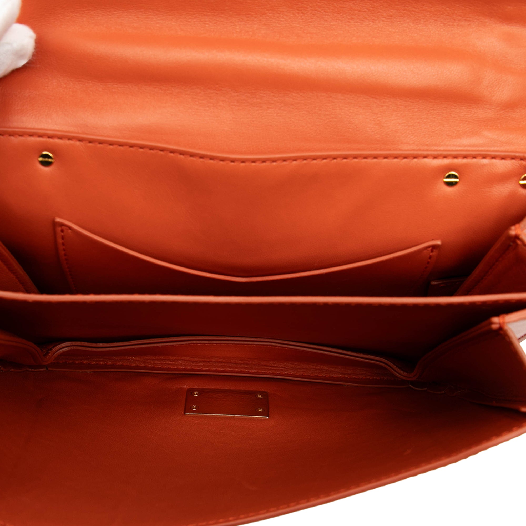 Small Leather Mount Envelope Chain Bag - Image 4