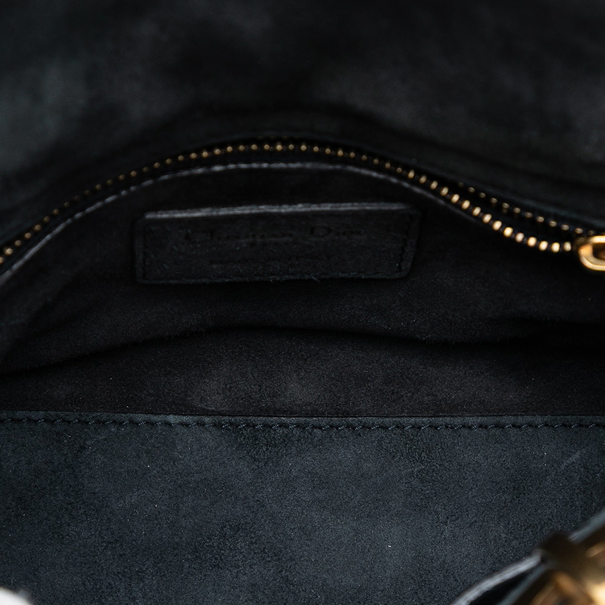 Mini Denim Cannage Studded Supple Lady Dior - Image 4