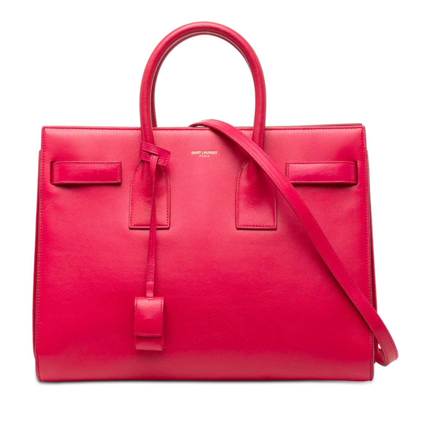 Small Leather Sac De Jour Satchel - Image 1