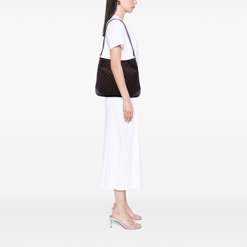 GG Nylon Hobo Bag - Image 6