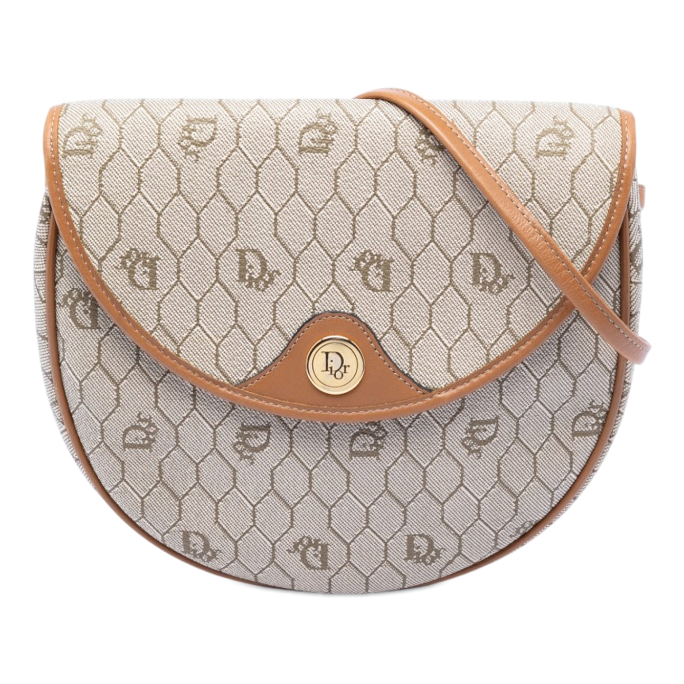 Honeycomb Coated Canvas Crossbody - Image 1