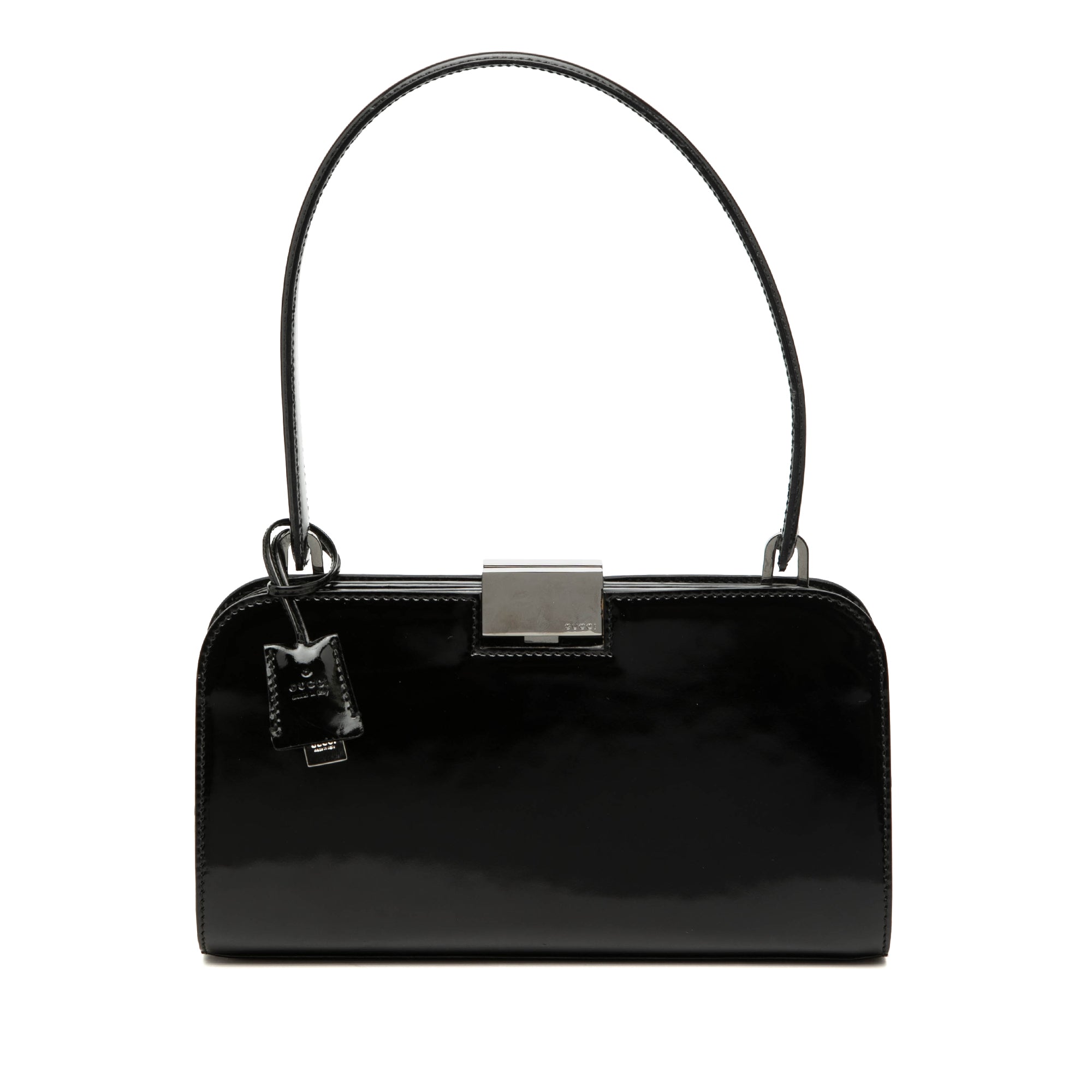 Patent Clasp Handbag - Image 1